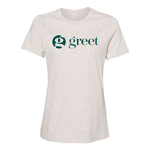 Greet - Ladies Relaxed Fit CVC Tee