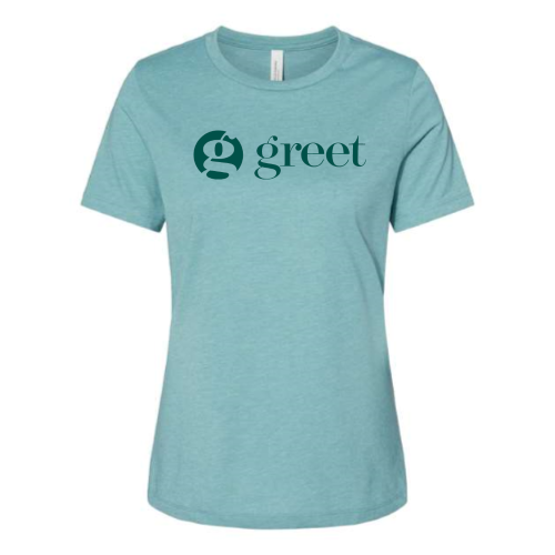 Greet - Ladies Relaxed Fit CVC Tee