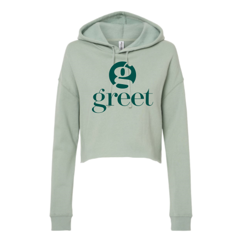 Greet - Independent Trading Co Crop Hoodie