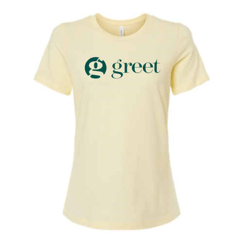 Greet - Ladies Relaxed Fit CVC Tee